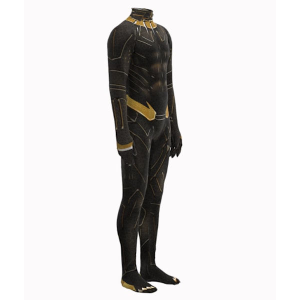 Halloween Musta Pantteri 2 Musta Pantteri Kultainen Musta Pantteri Haalari Puku man 110cm