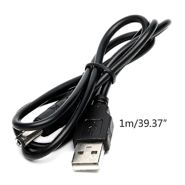 USB 2.0 Han A til DC 5.5mm X 2.1mm Stik til DC Strømkabel Ledning
