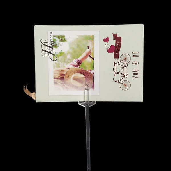 80 st 24cm Transparent Bukett Förpackningsmaterial Kort Buketthållare