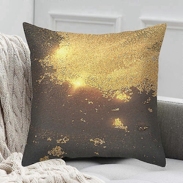 4 stk. Nordisk Ins Stil Supermyk Klassisk Gullforgylt Putetrekk Sofa Seng Sidebord Firkantet Pute Hjem Dekor