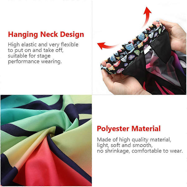 BESPORTBLE Polyester Sling Mantel Djurvinge Designad Rotationskappa för Flickor Damer Cosplay Party