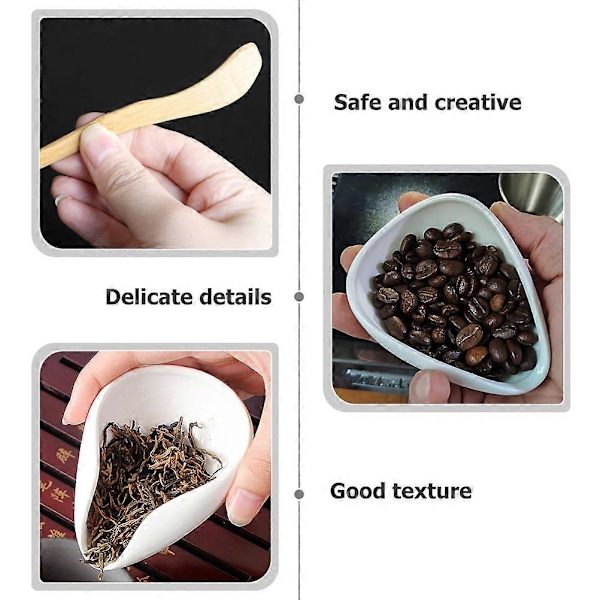1 set Lös Te Blad Förvaringsfat Kaffeböna Displayfat Te Blad Hållare