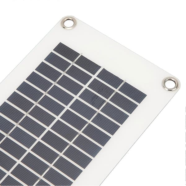 RV Solpanel Kit 30W Polysilicium PET Batteriopladerpanel med 50A Ladespændingsregulator til Hytter Både Marine