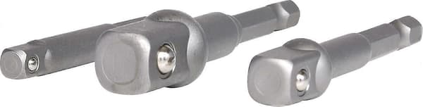 Hex Skaft Til Firkant Skaft Adapter, Bore-/skruetrækker Adapter Skaft 1/2 (73mm)