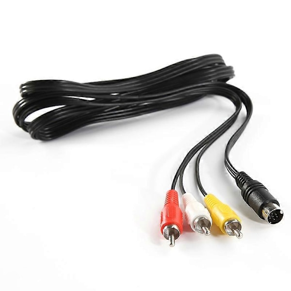 9-stifts AV-kabel Komposit Stereo Video Ljudkabel för SEGA Genesis/MD 2 3