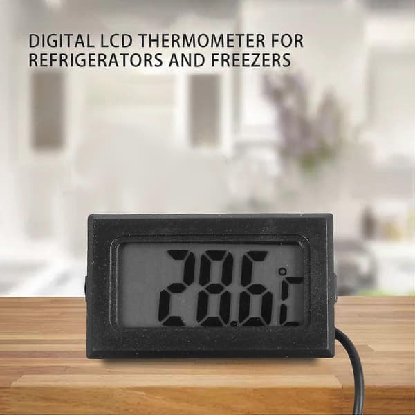 Digital Termometer med LCD för Kylskåp Frysar