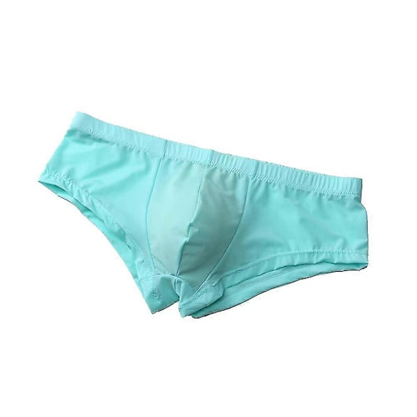 Herr Andningsbara Underkläder Boxerkalsonger Sport Strand Trosor Underbyxor Light Blue XL