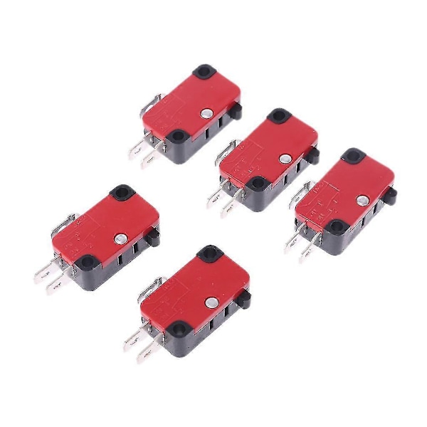5st 250V 16A Säkerhets Mikrobrytare V-15-1C25 Rullspak Snäppfunktion
