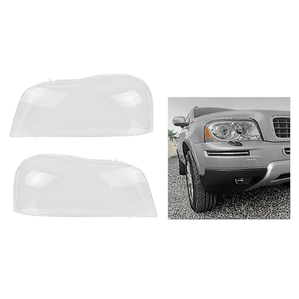 For Volvo XC90 2004-2013 Høyre Frontlykt Skall Lampeskjerm Transparent Linse Deksel Frontlykt Deksel