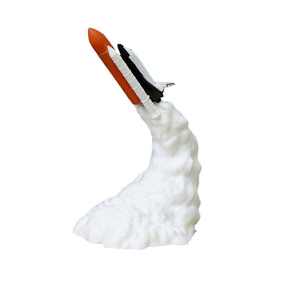 3D-tulostettu lampunvarjostin, herkkä, ainutlaatuinen yövalo, luova avaruussukkula koristeeksi kotiin, baariin, kahvilaan (kuvio I)