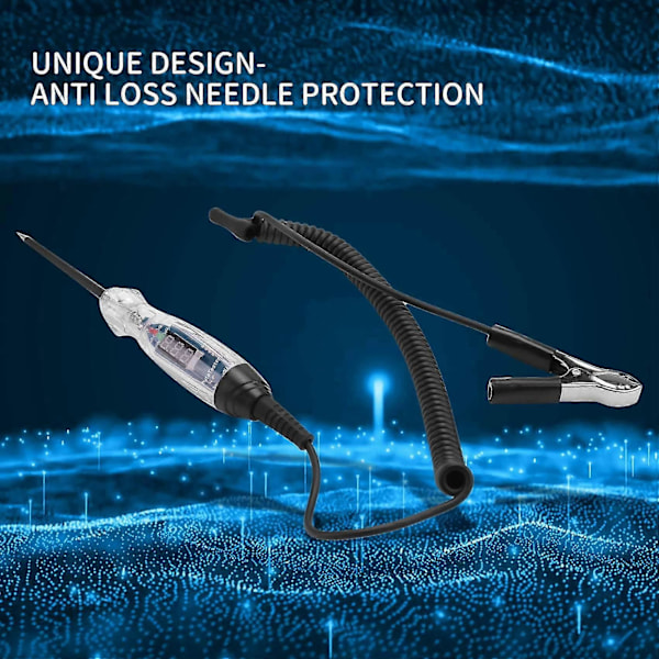 10x Bilprovningslampa 3-60v DC Digital LED Krets Testare Auto Dubbelriktad Spänningstestare Elec