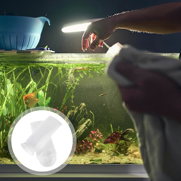 2 stk. Akvarium Filtposer Filterstrømper 200um