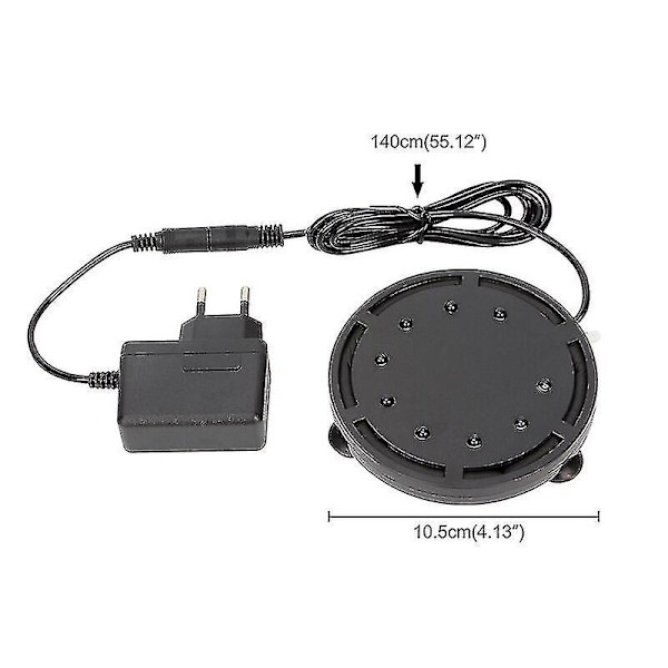 Akvarium Luftsten Boble Lys Undervands Fisketank Luftbobler Led Lys Luftpumpe Boblesten Lampe Til Dekoration 10.5cm 9LED