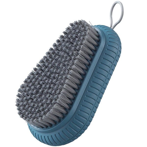 Neglerens Rensebørste Fil Manicure Pedicure Blød Fjern Støv Lille Skrubbebørste Flerfarvet Støvfjernende Pedicure Plejeværktøj Dark Blue