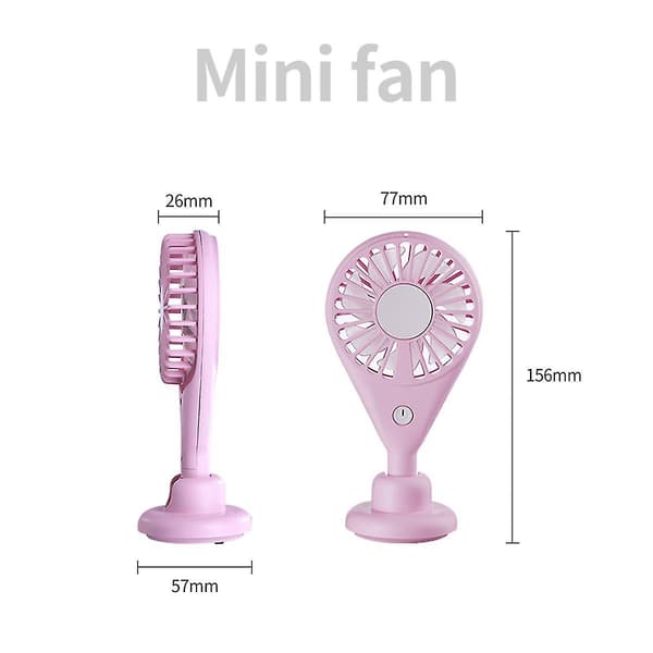 Bærbar køleventilator usb lille ventilator mini håndholdt ventilator