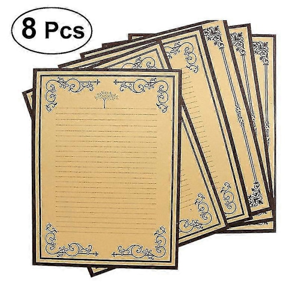 8 st Kraft Skrivpapper