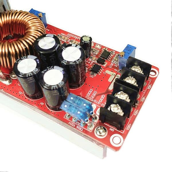 1200W 20A DC Bil Step-up Strømforsyningsmodul Boost Converter 10-60V til 12-83V