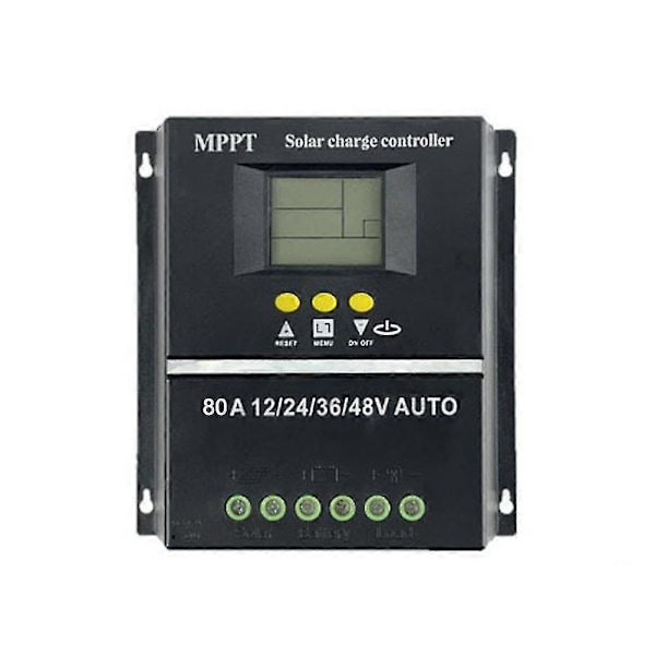 80a Mppt/pwm Solcelle Laderegulator 12v/24v/36v/48v Auto Kontroller Verktøy Solcelle Pv Batterilader