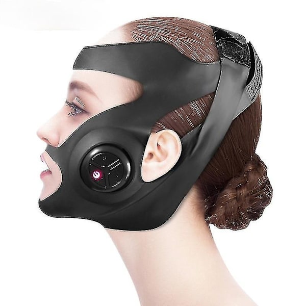 Elektrisk V-formad Tunn Ansiktsbantningsmask Kindmassageapparat Ansiktslyftmaskin V-linje Lyftbandage Terapi Enhet
