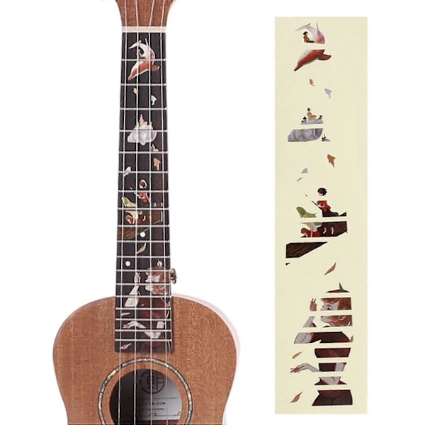 1 stk. Gripebrett Klistremerke Gitar Ultratynn For Gitar Vakre Musikkinstrument Dekorasjoner Gitar Pa
