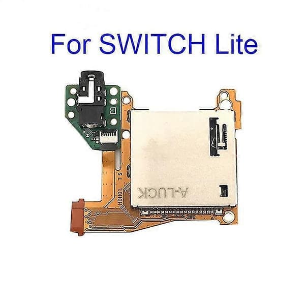 For Switch Lite Spillkortleser Med Hodetelefon Audio Jack Socket Kort Erstatning For Ns Switc
