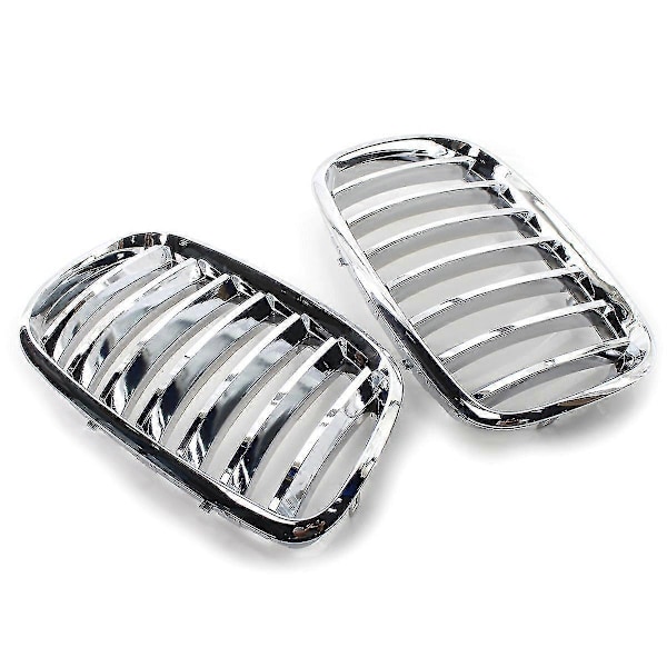 X5 X6 Grill Front Krom Støtfanger Nyre Grill For - X5 E70 X6 E71 2007-2013 51137157687 51137157688
