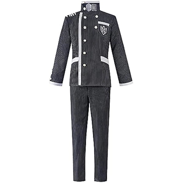 Saihara Shuichi Cosplay kostym skoluniform komplett set outfit Halloween maskeraddräkt för män XXL