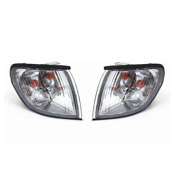 Par Frontlykt Hjørnelys Blinklys Indikatorlampe For H1 Starex 1995-2005 Hvit