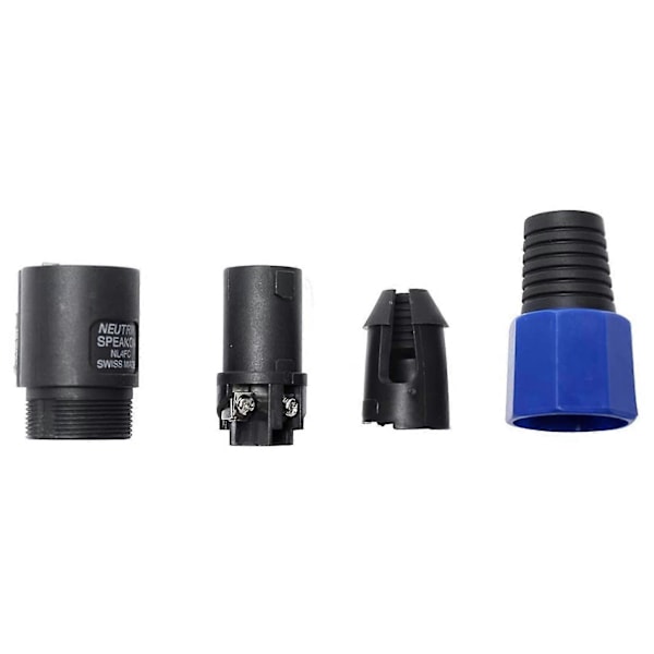 4-nastainen ammattimainen kaiutinliitin uros audioliitin (5 kpl)