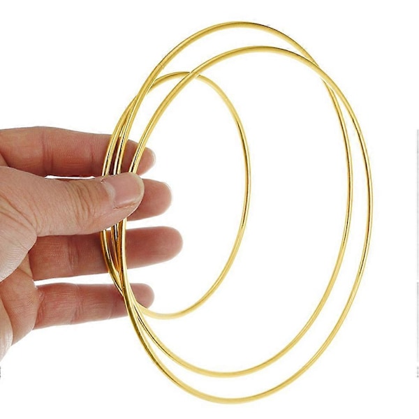 12 stk. Drømmefanger Ring metall Håndverksring Vevd Håndverksring Metallringer