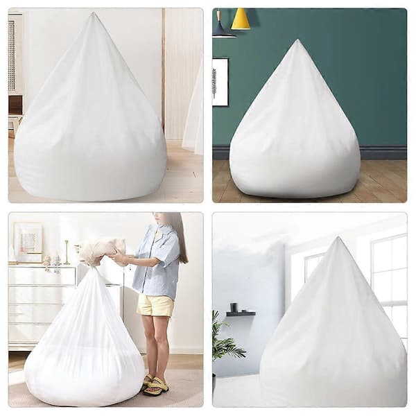 Lazy Soffa Innerfodral Överdrag Sittsäck Innerfodral Ersättning Tvättbart Sittsäck Innerfodral Överdrag