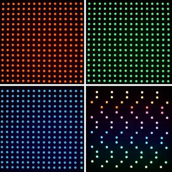 3 st 16x16 Sk6812 Ws2812b Adresserbar Flexibel LED Panel Pixelskärm Digital Pixelskärm DC5V