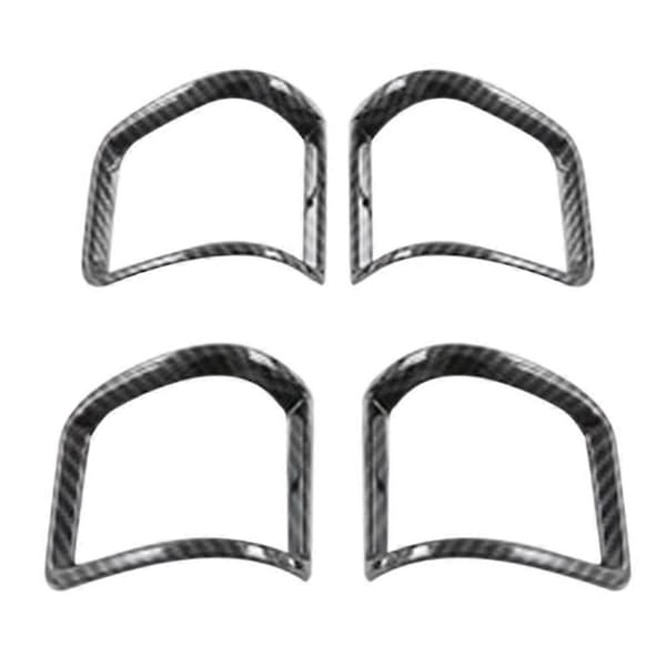 4st Bil Kolfiber Instrumentbräda Sida Luftventil Hus Utlopp Ram Dekorativt Skydd Trim För Mini C
