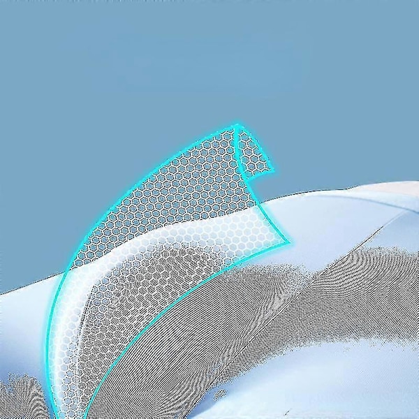 2kpl Miesten Hengittävät Alushousut Jääsilkki Bokserit Saumattomat Seksikkäät Alushousut Bokserit Miesten Alushousut Light Blue 4XL 83-93KG