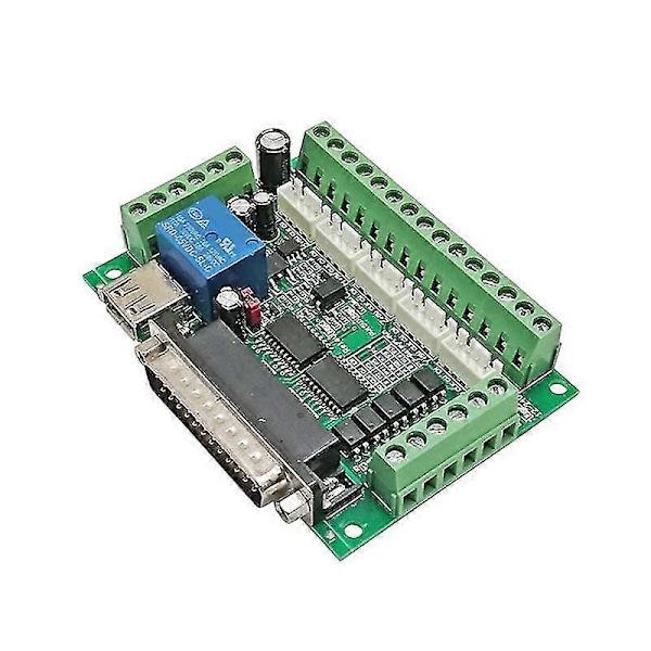 Graveringskort CNC 17 Porte 5-akset Stepmotordriver Interface Optokobler Isolationskort Wit