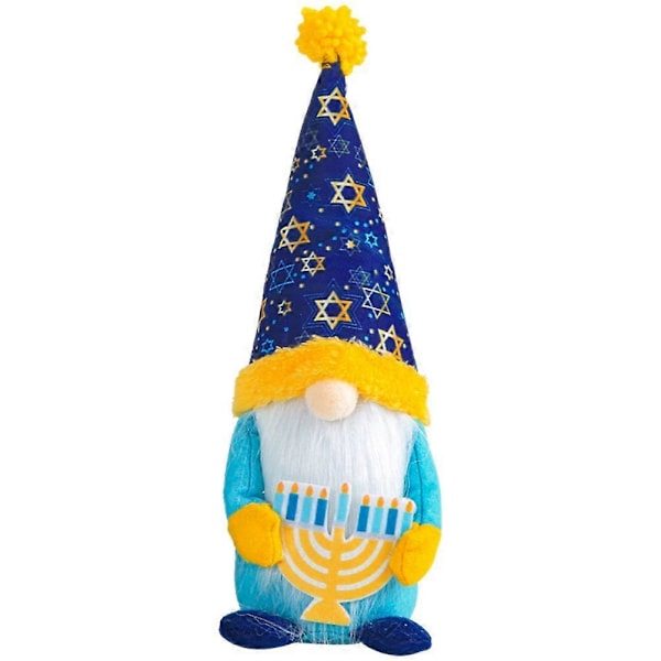 Pehmotonttu Hanukka Kääpiö Täytetty Tonttu Joulukoriste Pöytäkoriste