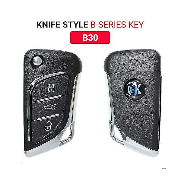 5 stk., 3 knappers Keydiy B30 K Fjernbetjeningsnøgle -b- Til -x2 Kd900 Minikd,urg