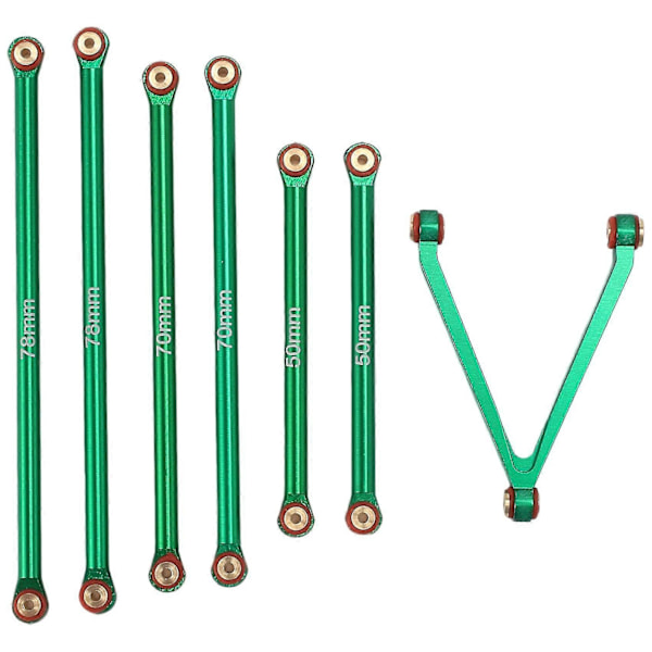 CNC Chassis Link Rod Linkage Sett For Axial Scx24 Axi00005 Gladiator 1/24 Rc Crawler Bil Oppgraderingsdel