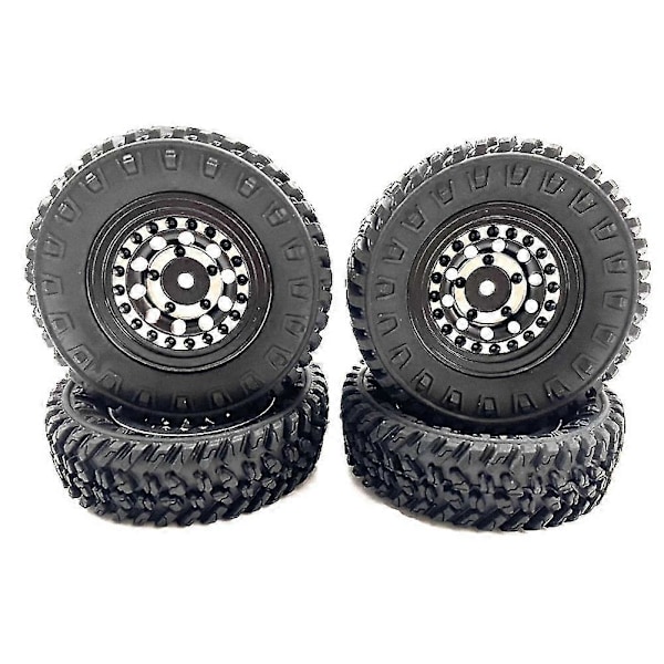 55mm 360g 1.3inch Bead Lås Hjul Dekk Med Ring For 1/24 Rc Crawler Bil Axial Scx24 Fms Fcx24