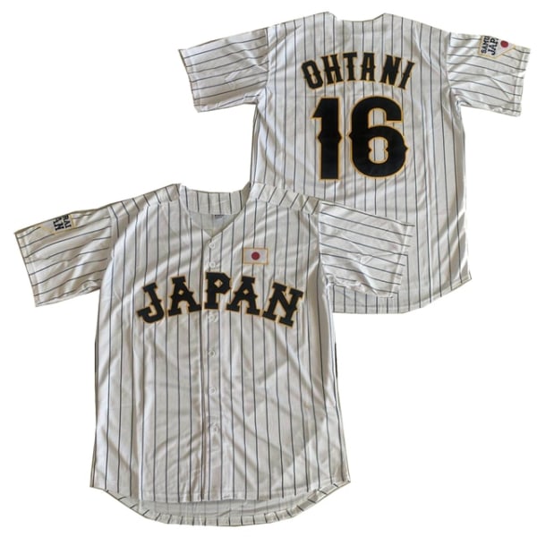 2023 World Baseball Jersey OHTANI#16 Japan Jersey träningsoverall white M