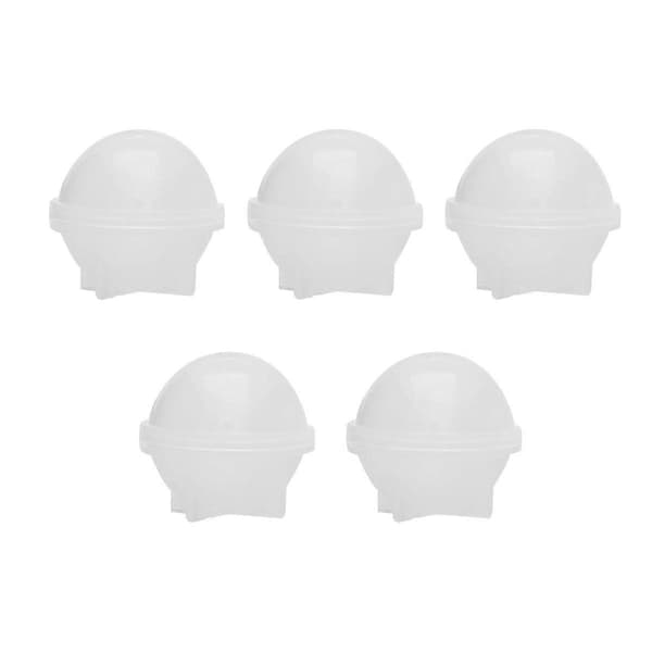 5 stk. Krystal Epoxy Gel Kugleforme Silikoneforme DIY Epoxyforme Kugle Manuelt Tilbehør Forme (Kugleform 30mm)