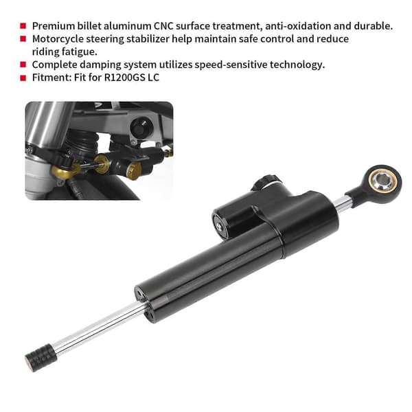 Motorcykel Styrdämpare Stabilisator Säkerhetskontroll Tillbehör Passar R1200GS LC