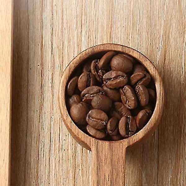 Trämätsked Set Kök Mätskedar Te Kaffe Skopa Socker Krydda Mätsked