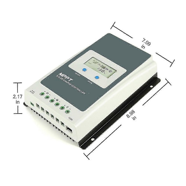 Mppt Aurinkolataussäädin 40a 30a 20a 10a Lcd 12v24v Auto Regulador Lyijyhappo Litiumakulle