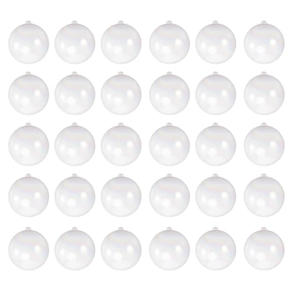 Julgransprydnader i Regnbågsfärger, Bubbelprydnader, 50 ST 5 cm