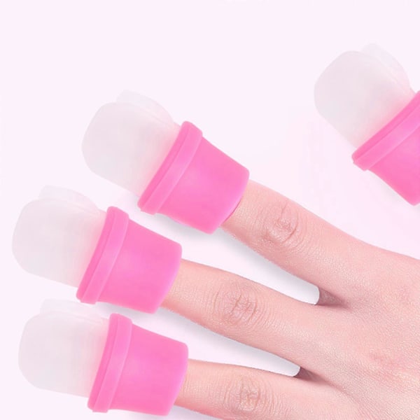 20 STK Manicure Negleblødgøringshætte Neglefjerningshætte Neglelakfjerningshætte