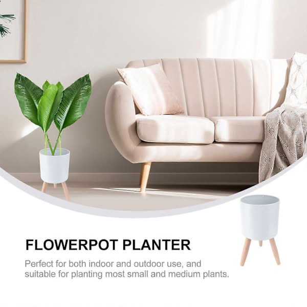 Blomsterpotte i jernkunst Blomsterpotte Potteplante Stativ Holder Display Rack Planter