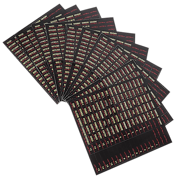10 Ark Elektrisk Panel Label Elektrisk Panel Etiketter Afbryderpanel Label Strømafbryder Klistermærke