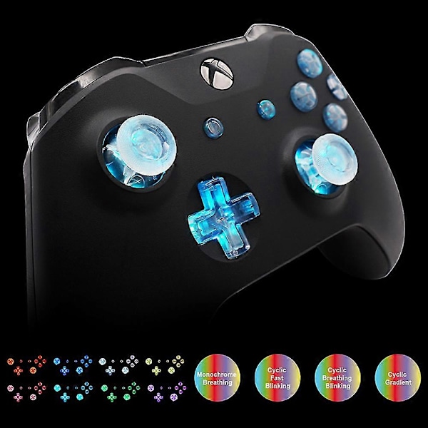 Otte Farver LED Lyspanel til One S Controller Tilbehør Ingen Lodning Nødvendig til One S Joystick
