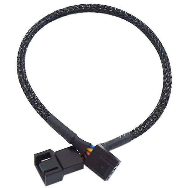 10 stk. 4 Pin Pwm Temperaturstyring Køleventilator Forlængerkabel Computer Kabinet Bundkort Cpu Fa